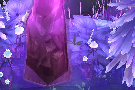 crystalline overgrowth
